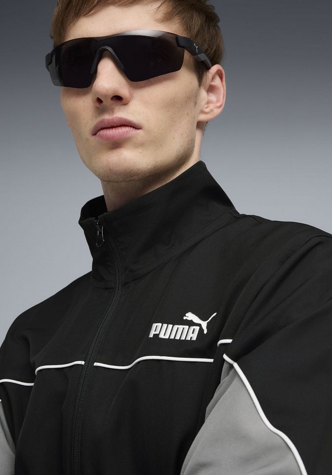 PUMA Jogginganzug WOVEN COLORBLOCK SUIT (2-tlg), Jacke mit hohem Kragen und elastischen Bündchen, Hose mit Kordelzug Bild 4