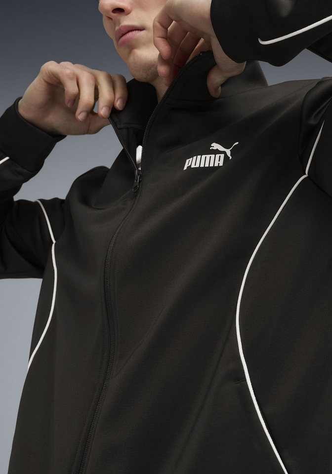 PUMA Trainingsanzug POLY PIPING SUIT (2-tlg), ohne Kapuze