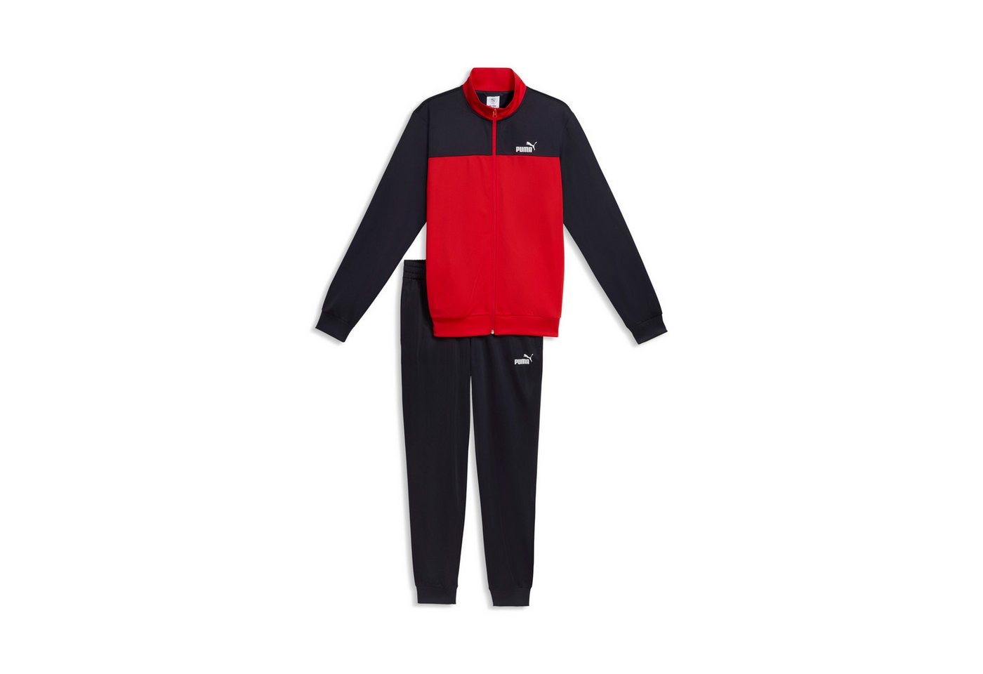 PUMA Trainingsanzug POLY COLORBLOCK SUIT (2-tlg), ohne Kapuze Bild 3