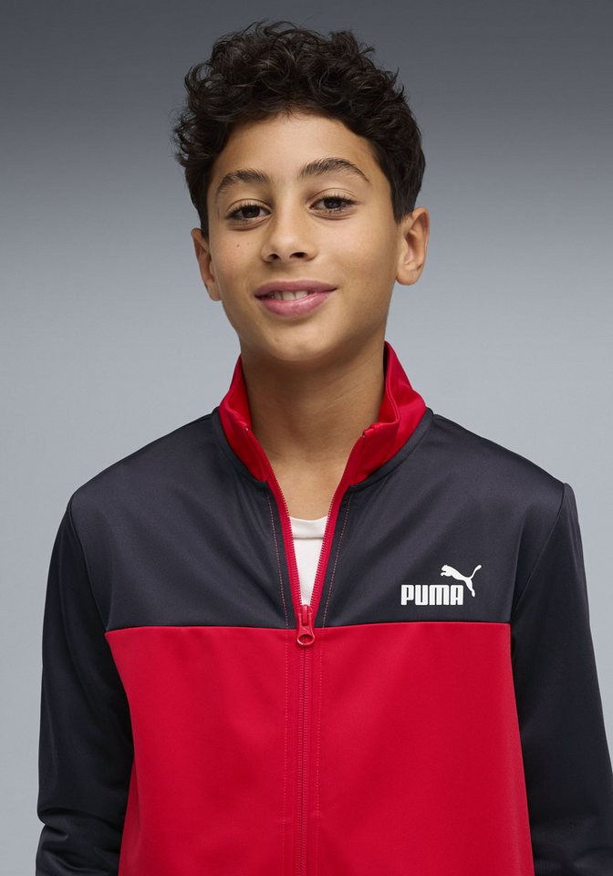 PUMA Trainingsanzug POLY COLORBLOCK SUIT B (2-tlg), ohne Kapuze Bild 3