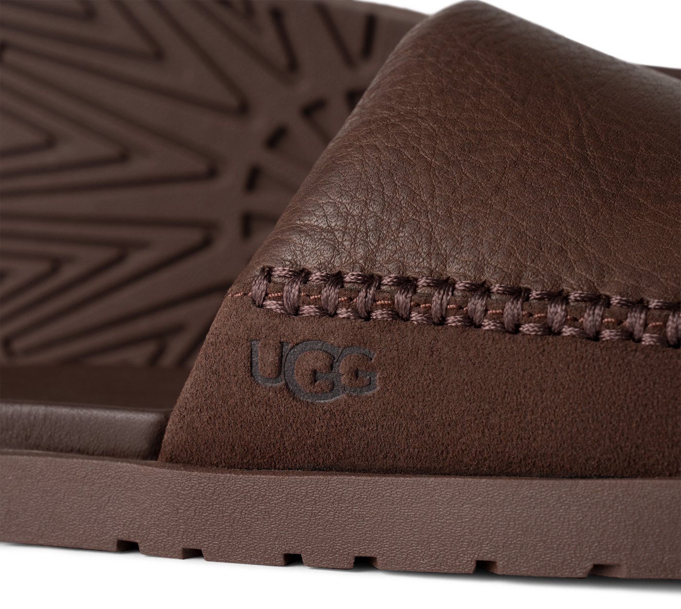 UGG SEASIDE II SLIDE Badepantolette Strandschuh, Sandale mit seitlicher Ziersteppung Bild 4