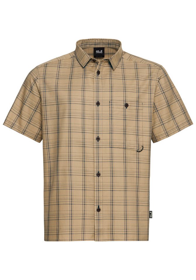 Jack Wolfskin Funktionshemd HOT TRAIL SHIRT M Kurzarm, aus Baumwolle, in den Größen S bis XXXL