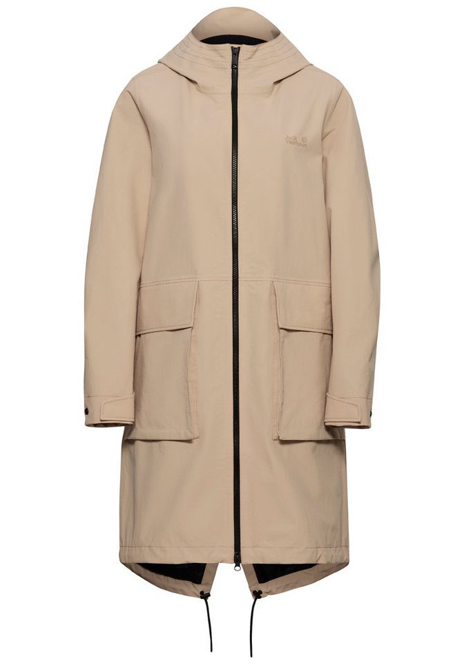 Jack Wolfskin Funktionsmantel NABUR 2L COAT W atmungsaktiv, wasserdicht, in normaler Länge Bild 2