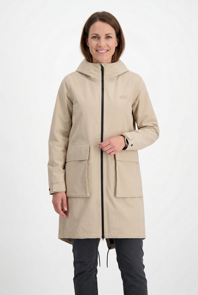 Jack Wolfskin Funktionsmantel NABUR 2L COAT W atmungsaktiv, wasserdicht, in normaler Länge Bild 3