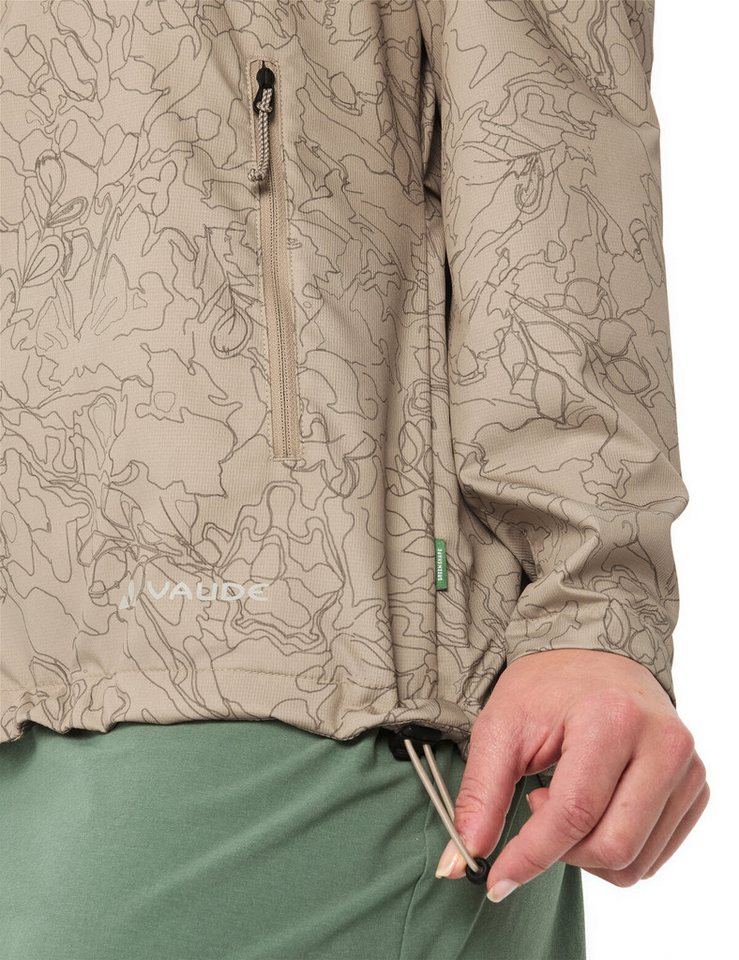 VAUDE Windbreaker Women's Adlux Air Jacket sportlicher Stil, atmungsaktives Material, winddicht, wasserdicht