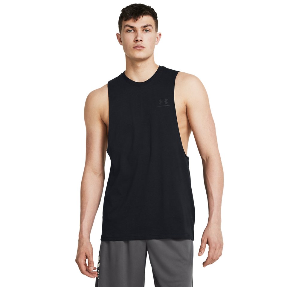 Under Armour® Funktionstop UA LEFT CHEST CUT OFF TANK leichtes Design, weiches Material, schnell trocknender Stoff Bild 3