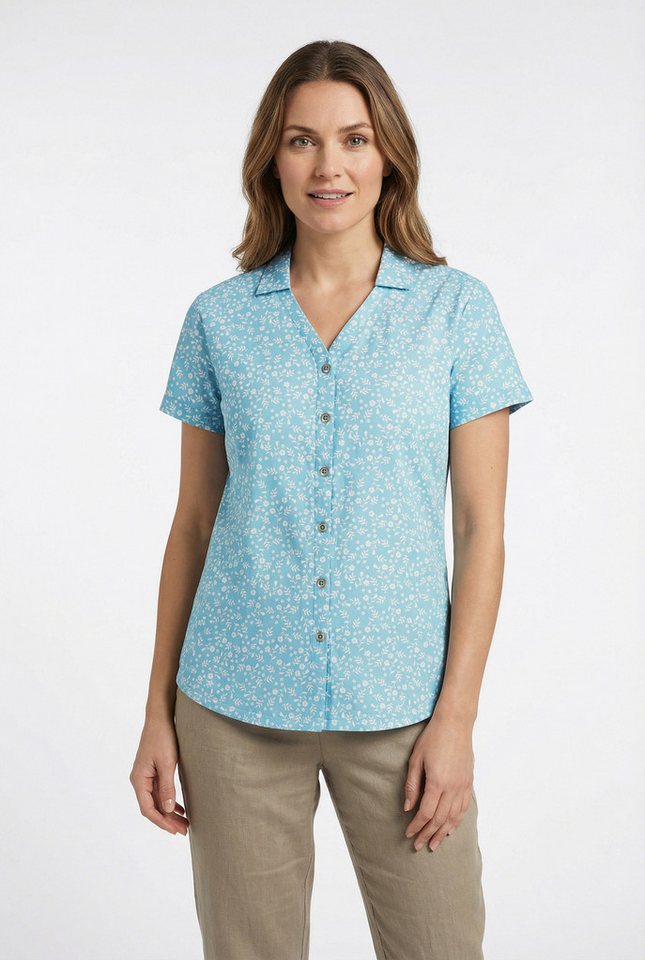 Killtec Funktionsbluse KOS 86 WMN WVN SHRT mit floralem All-Over-Print, schnelltrocknend