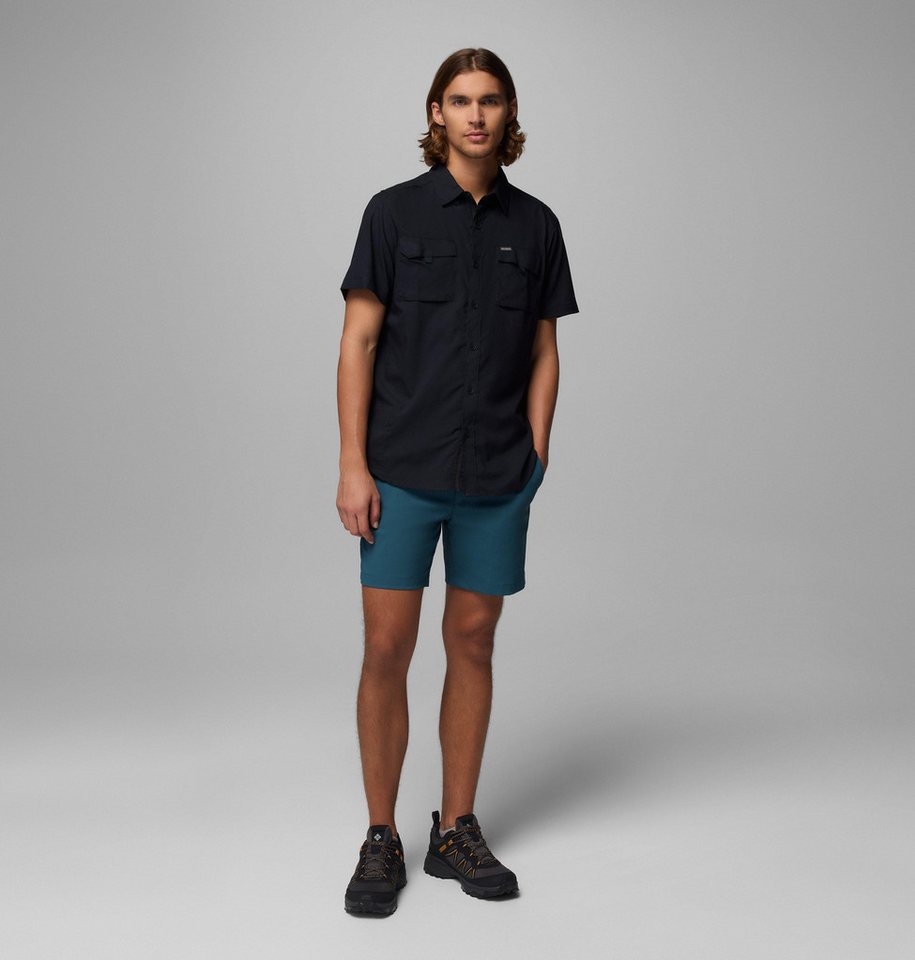 Columbia Funktionshemd Kurzarm-Ausführung, mit bequemer Passform, aus Polyester in Webart
