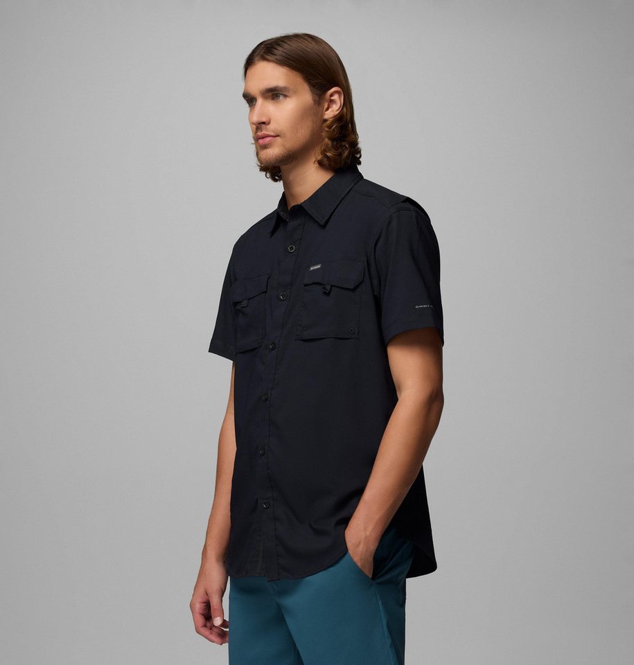 Columbia Funktionshemd Kurzarm-Ausführung, mit bequemer Passform, aus Polyester in Webart Bild 3