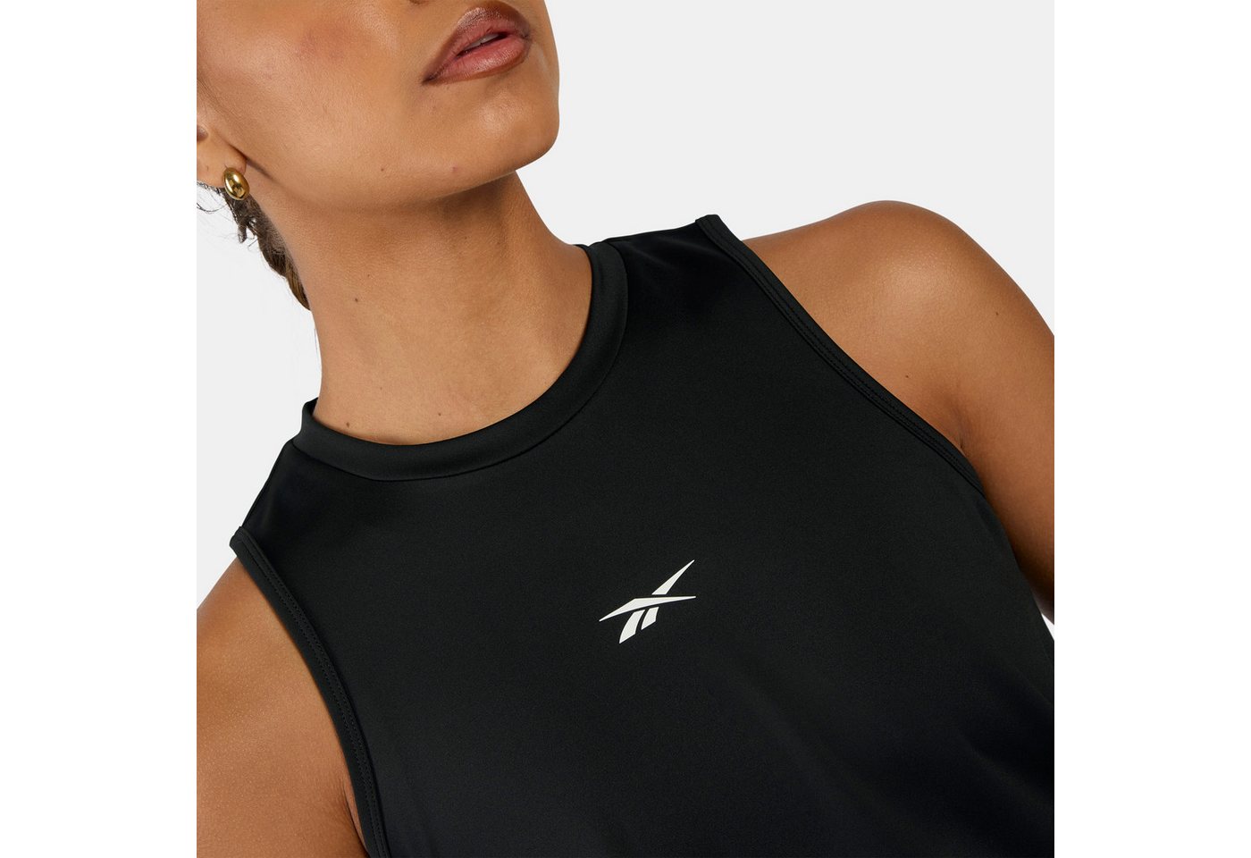 Reebok Trainingstop ID TRAIN CROPPED TANK mit bequemer Passform, aus Polyester und Elasthan Bild 2