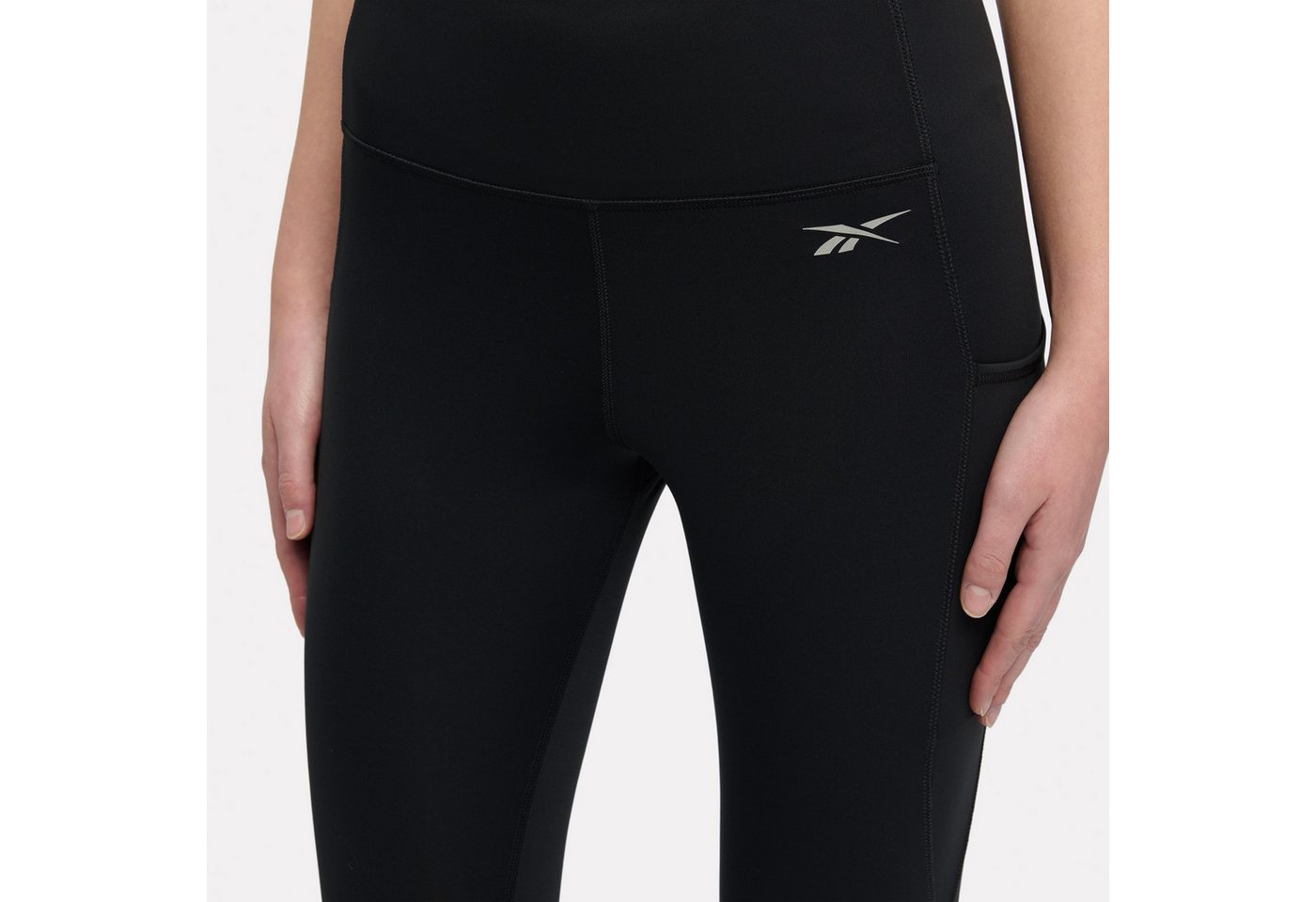 Reebok Lauftights HIGH RISE FULL LENGTH TIGHTS mit Flatlock-Nähten, feuchtigkeitsableitend, atmungsaktiv Bild 3