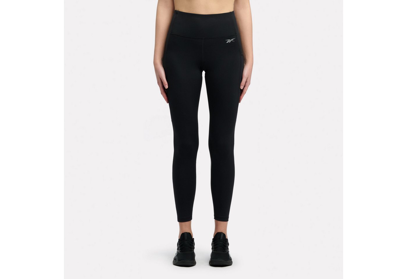 Reebok Lauftights HIGH RISE FULL LENGTH TIGHTS mit Flatlock-Nähten, feuchtigkeitsableitend, atmungsaktiv Bild 4
