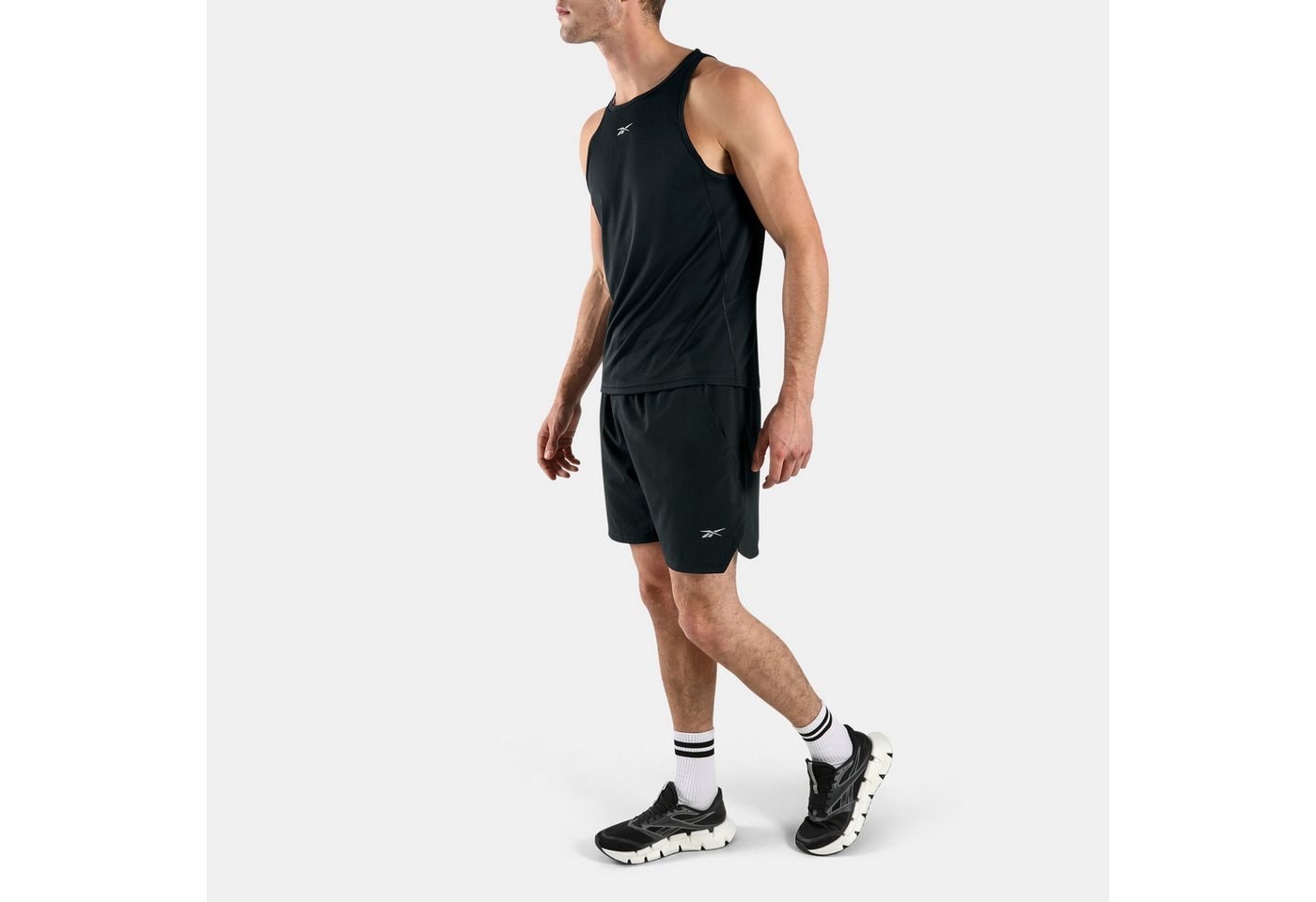 Reebok Laufshorts ID RUN SHORTS aus Polyester, erhältlich in den Größen S bis XXL Bild 2