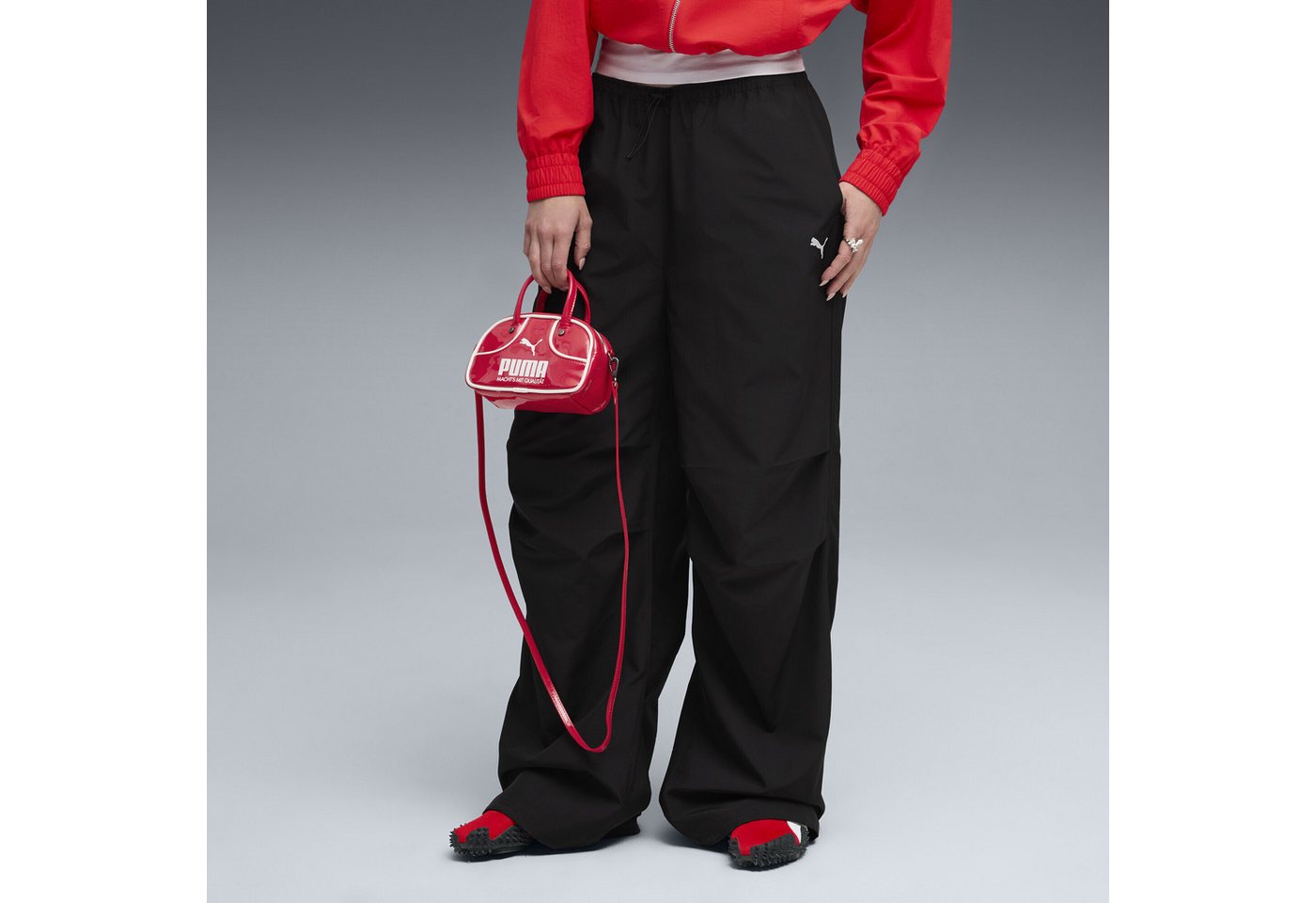 PUMA Sporthose Wardrobe Essentials Gewebte Parachute-Hose Damen Bild 3