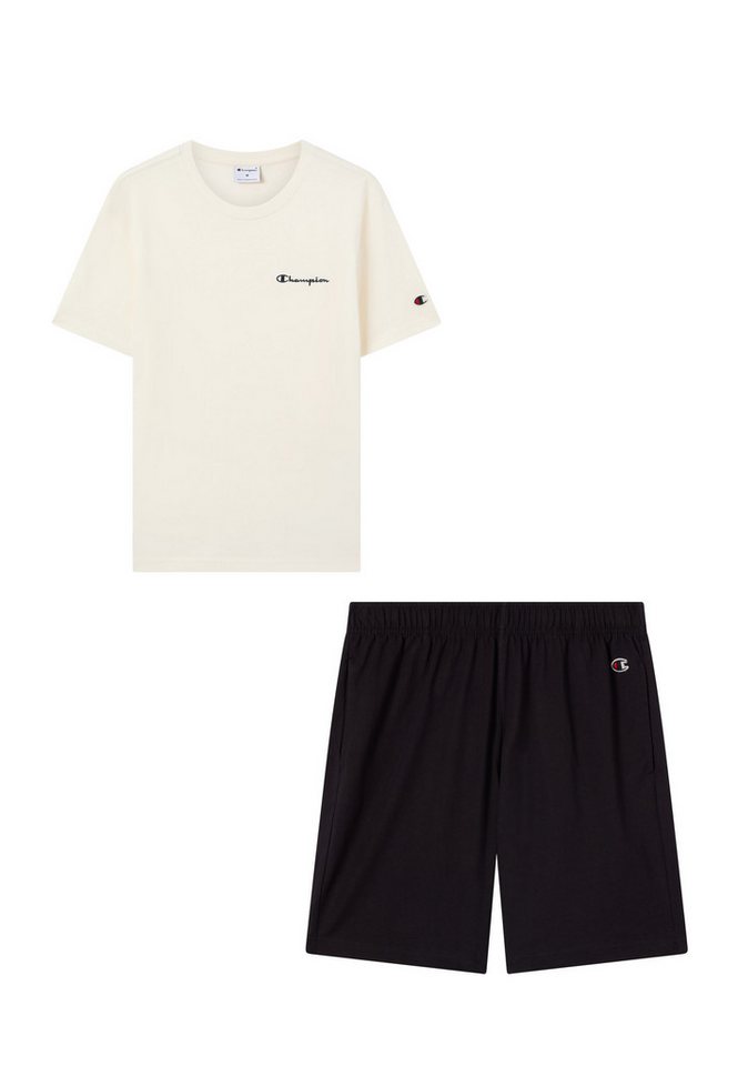Champion Sportanzug Summer Set (2-tlg), zweiteiliges Set, aus Baumwolle, auch in großen Größen Bild 2