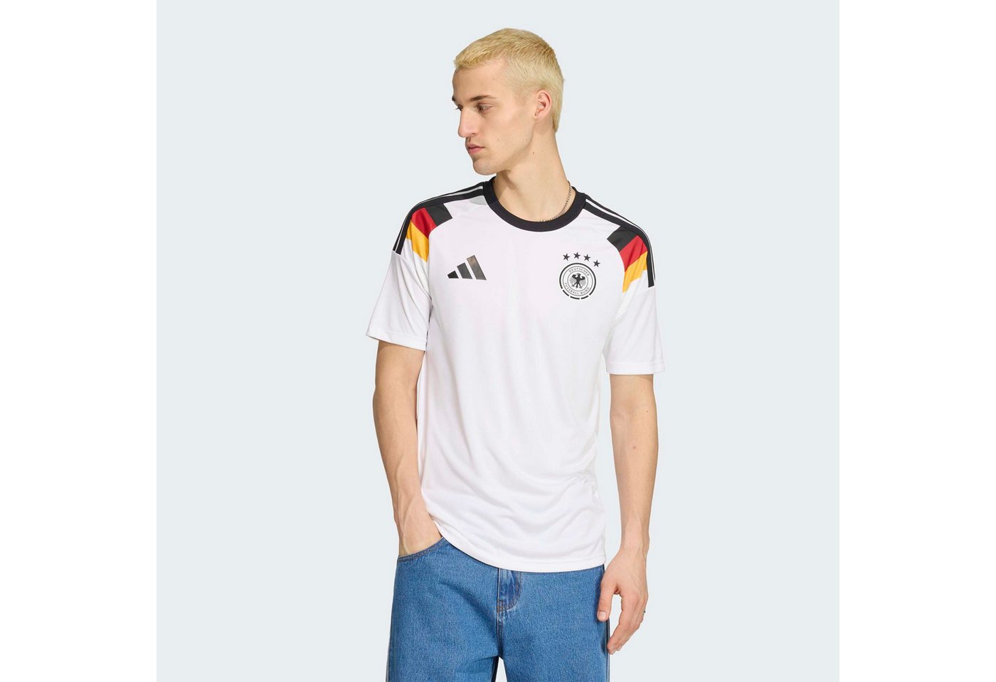 adidas Performance Fußballtrikot DFB H JSY FAN für Erwachsene, Deutschland WM 2026 Fan Trikot, aus Polyester Bild 4
