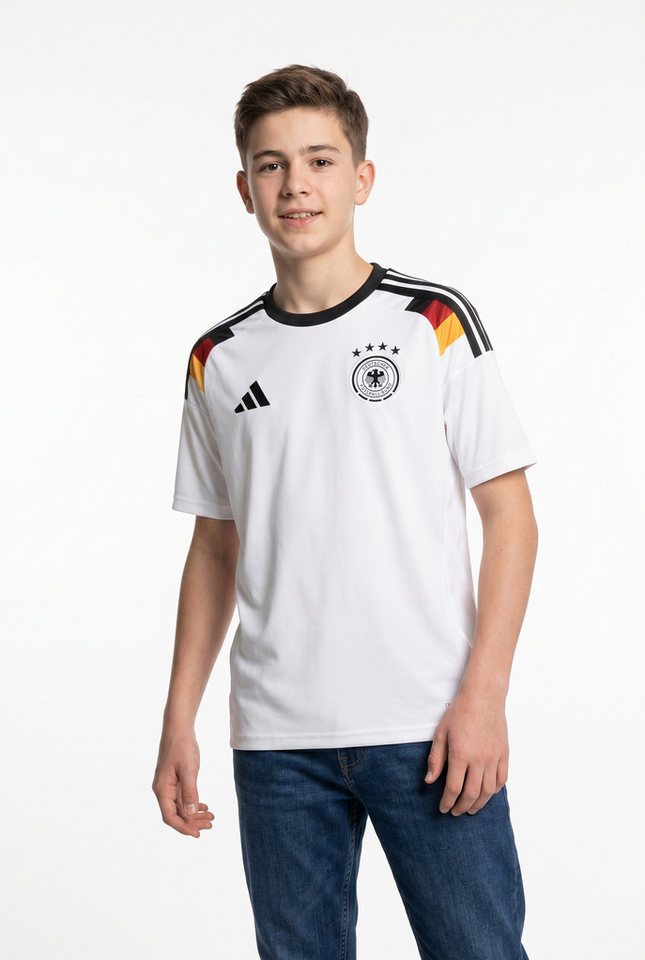 adidas Performance Fußballtrikot DFB H JSY FAN Y für Kinder, mit Deutschland WM 2026 Fan Trikot, ohne Verschluss Bild 3