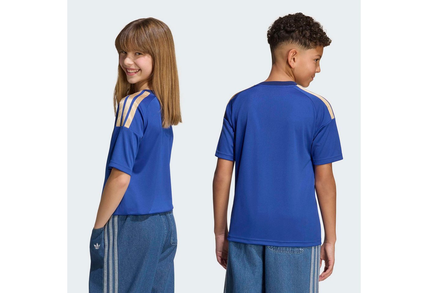 adidas Performance Fußballtrikot FIGC H JSY FANY Kinder Fußballtrikot, ohne Verschluss, aus Polyester Bild 4