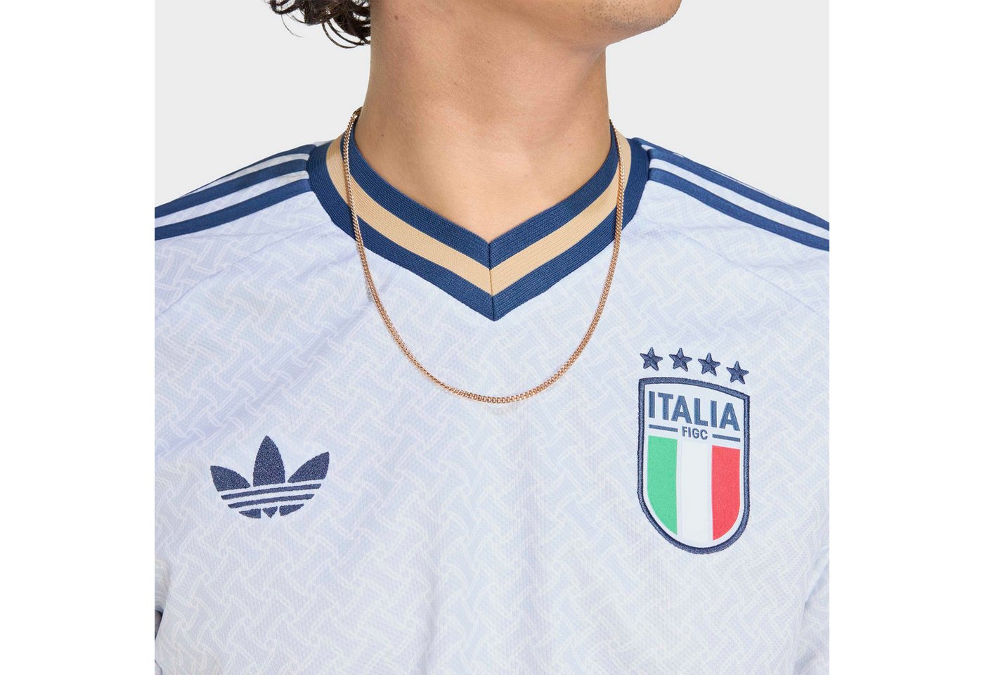 adidas Performance Fußballtrikot FIGC A JSY mit Rundhalsausschnitt, aus Polyester, mit Climacool® Technologie Bild 3