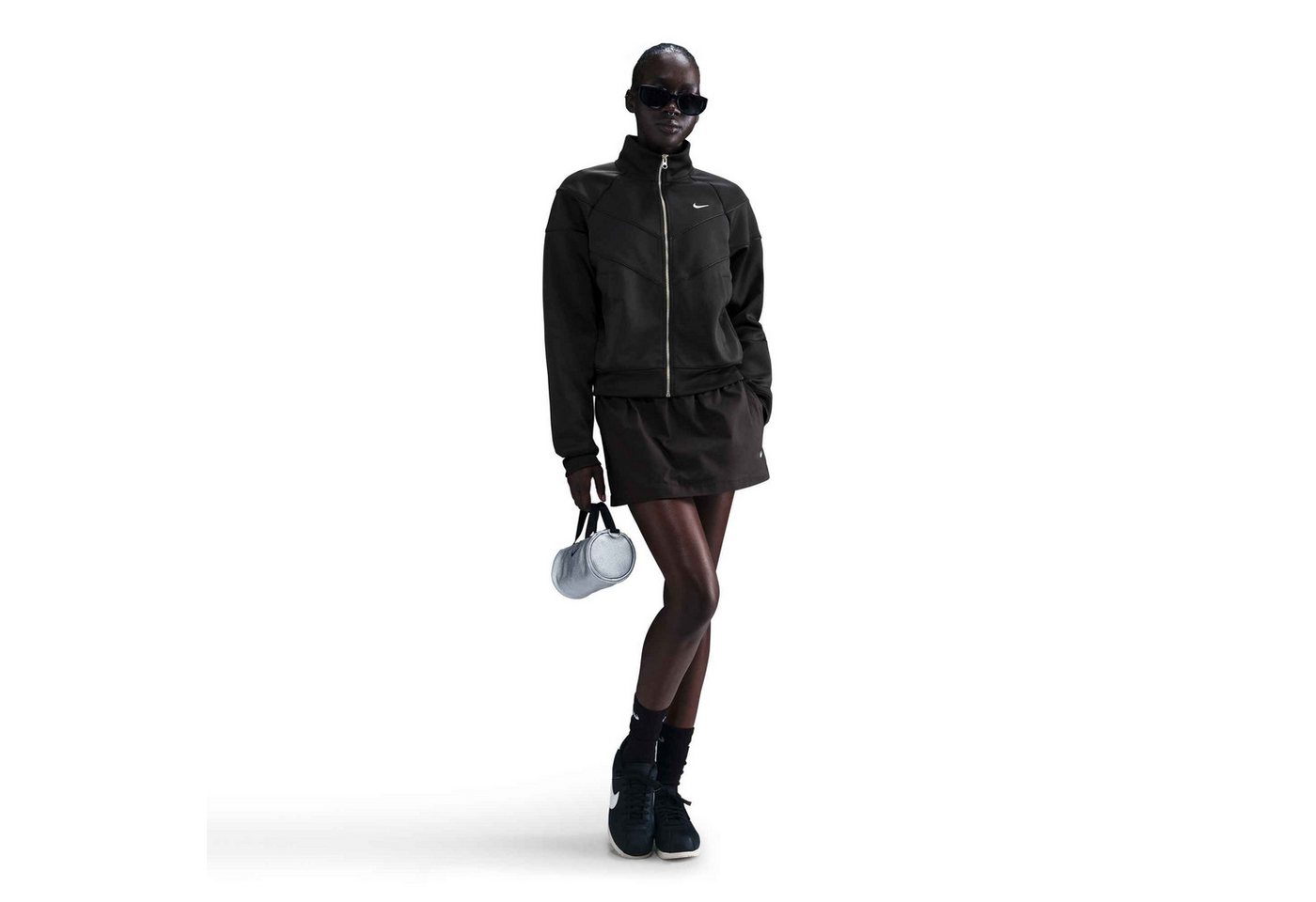Nike Sportswear Trainingsjacke W NSW NK WR POLY KNIT JKT mit Stehkragen, wasserabweisend und windabweisend Bild 5