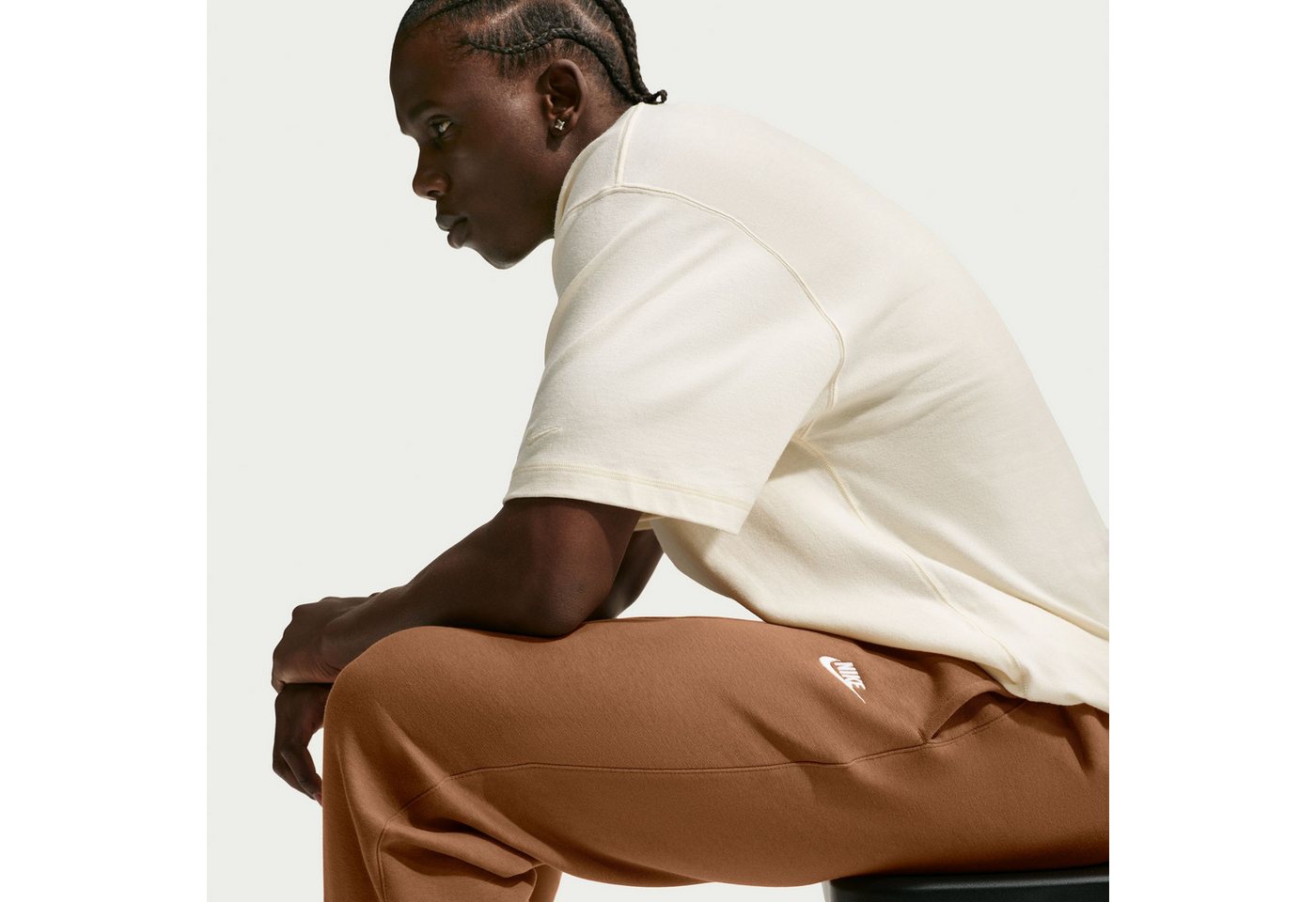 Nike Sportswear Sporthose M NK CLUB BB CUFF PANT aus Baumwolle und Polyester, mit angerautem Fleece Bild 2
