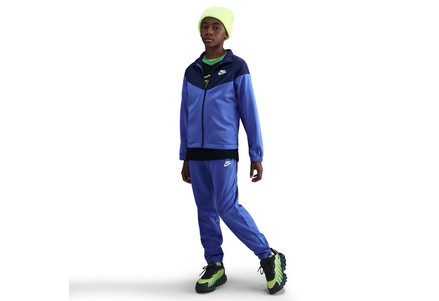 Nike Sportswear Trainingsanzug K NSW DF TRACKSUIT PK FZ (2-tlg), Für Kinder und Jugendliche
