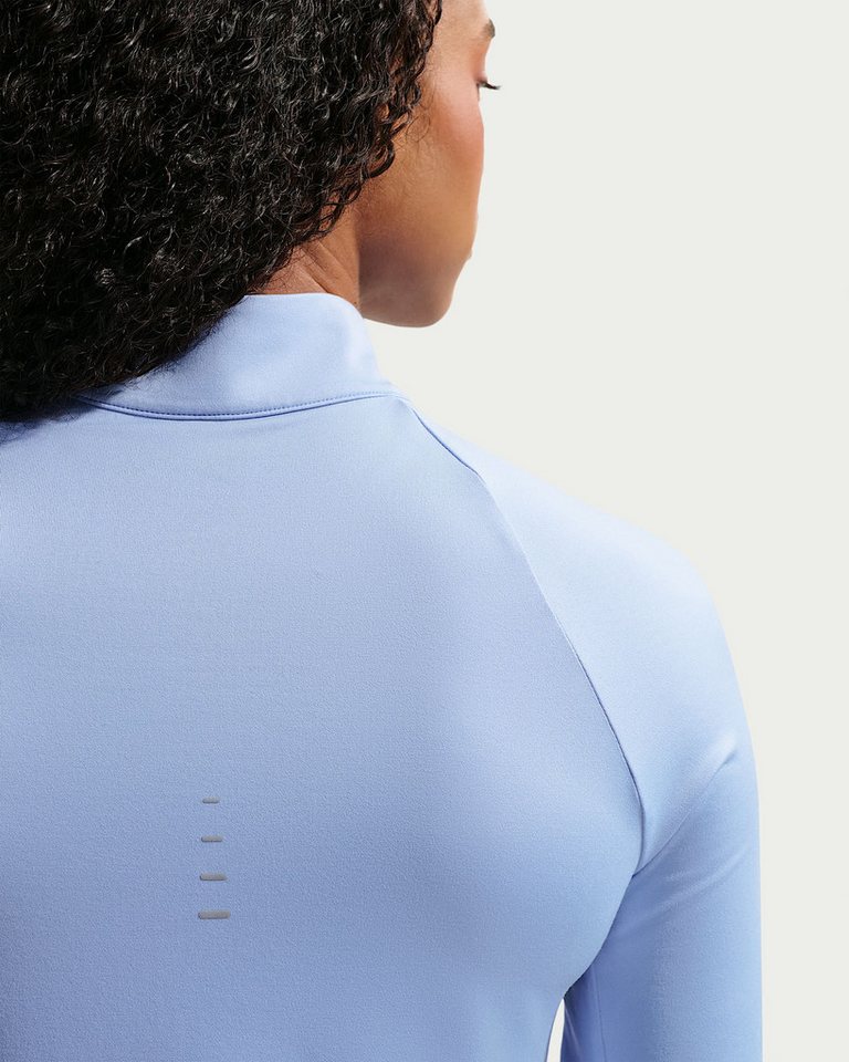 Nike Lauftop W NK SWIFT DF UV HZ TOP hochschließender Kragen, mit Reißverschluss, atmungsaktives Material Bild 3