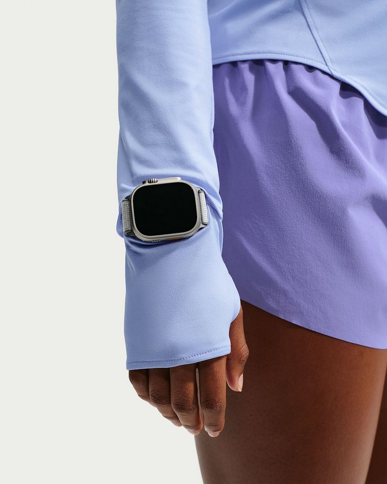 Nike Lauftop W NK SWIFT DF UV HZ TOP hochschließender Kragen, mit Reißverschluss, atmungsaktives Material Bild 4
