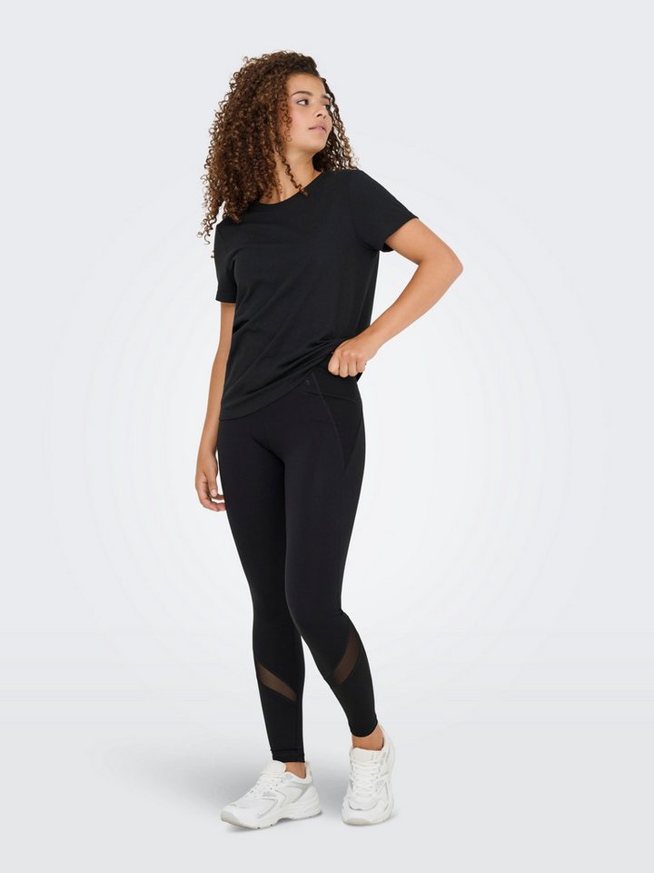 ONLY Play Funktionstights ONPRYA-3-POSH HW PCK TIGHTS NOOS mit Markenlabel, aus Nylon und Elasthan, elastisch, atmungsaktiv Bild 3