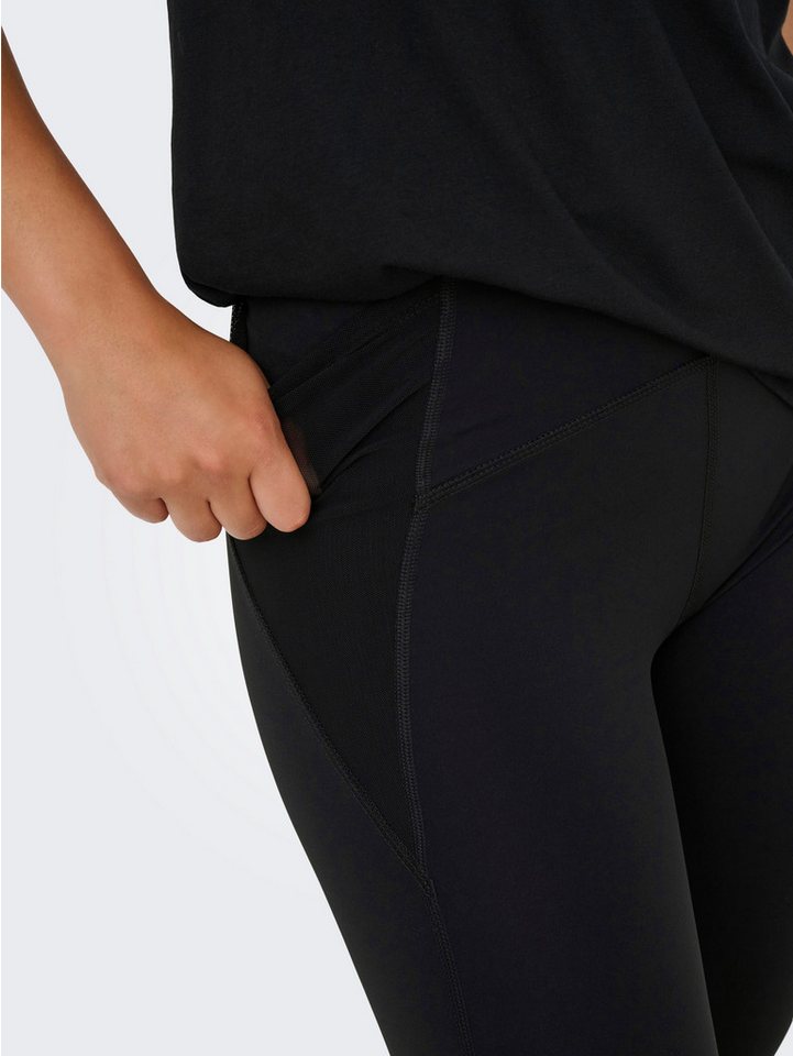 ONLY Play Funktionstights ONPRYA-3-POSH HW PCK TIGHTS NOOS mit Markenlabel, aus Nylon und Elasthan, elastisch, atmungsaktiv Bild 4