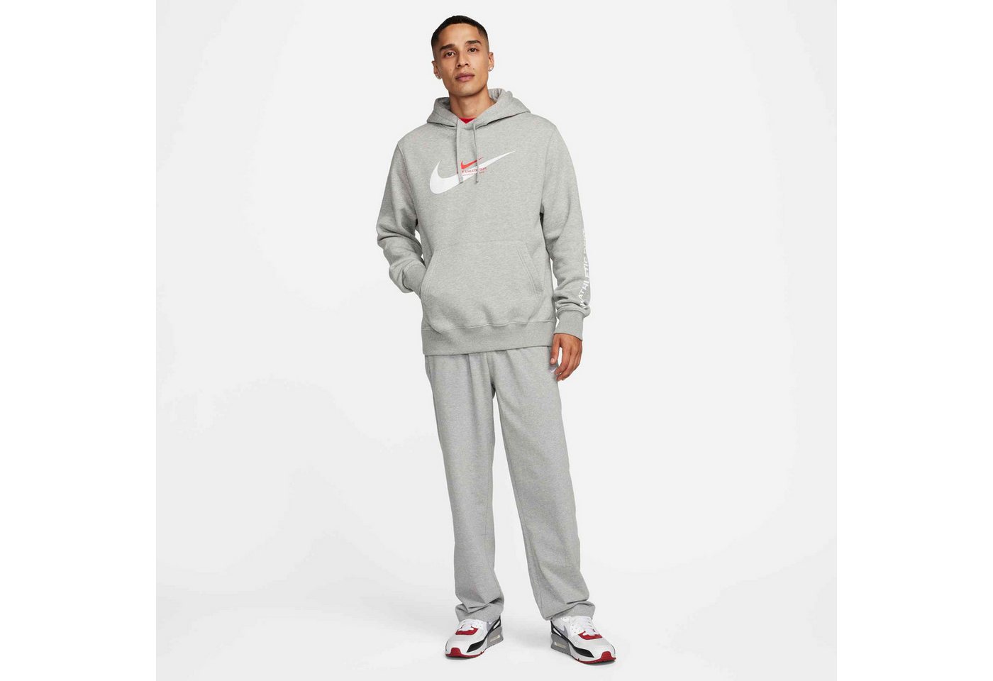 Nike Sportswear Sporthose Nike Sportswear Club Men's Knit Open-Hem Pants mit elastischem Bund und Kordelzug, aus Baumwoll-Jersey, lange Form Bild 4