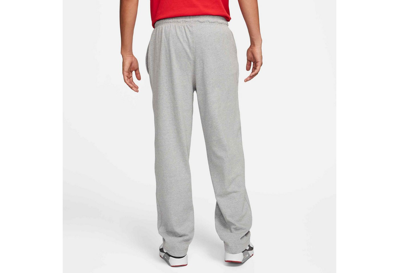 Nike Sportswear Sporthose Nike Sportswear Club Men's Knit Open-Hem Pants mit elastischem Bund und Kordelzug, aus Baumwoll-Jersey, lange Form Bild 5