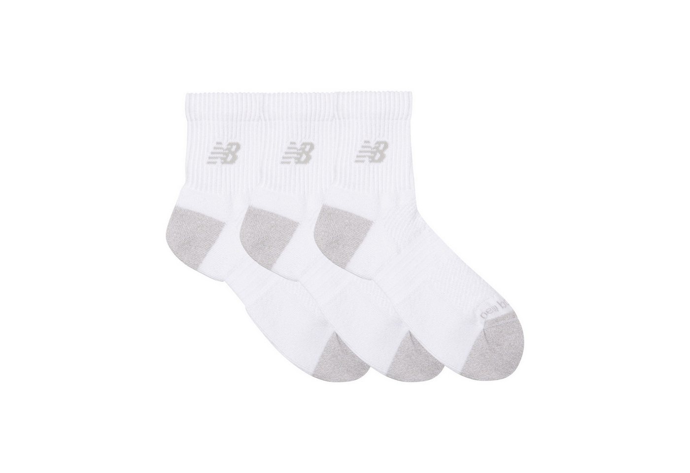 New Balance Sportsocken ACTIVE QTR SOCKS 3 PACK (3-Paar) strapazierfähige Quarter-Socken, 3er-Pack, mit trockenem Tragegefühl Bild 2