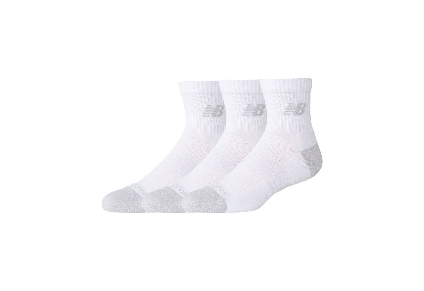 New Balance Sportsocken ACTIVE QTR SOCKS 3 PACK (3-Paar) strapazierfähige Quarter-Socken, 3er-Pack, mit trockenem Tragegefühl Bild 3