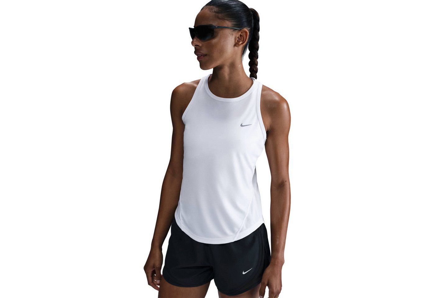 Nike Lauftop W NK TEMPO DF TANK abgerundeter Saum, schweißableitendes Dri-FIT-Material Bild 3
