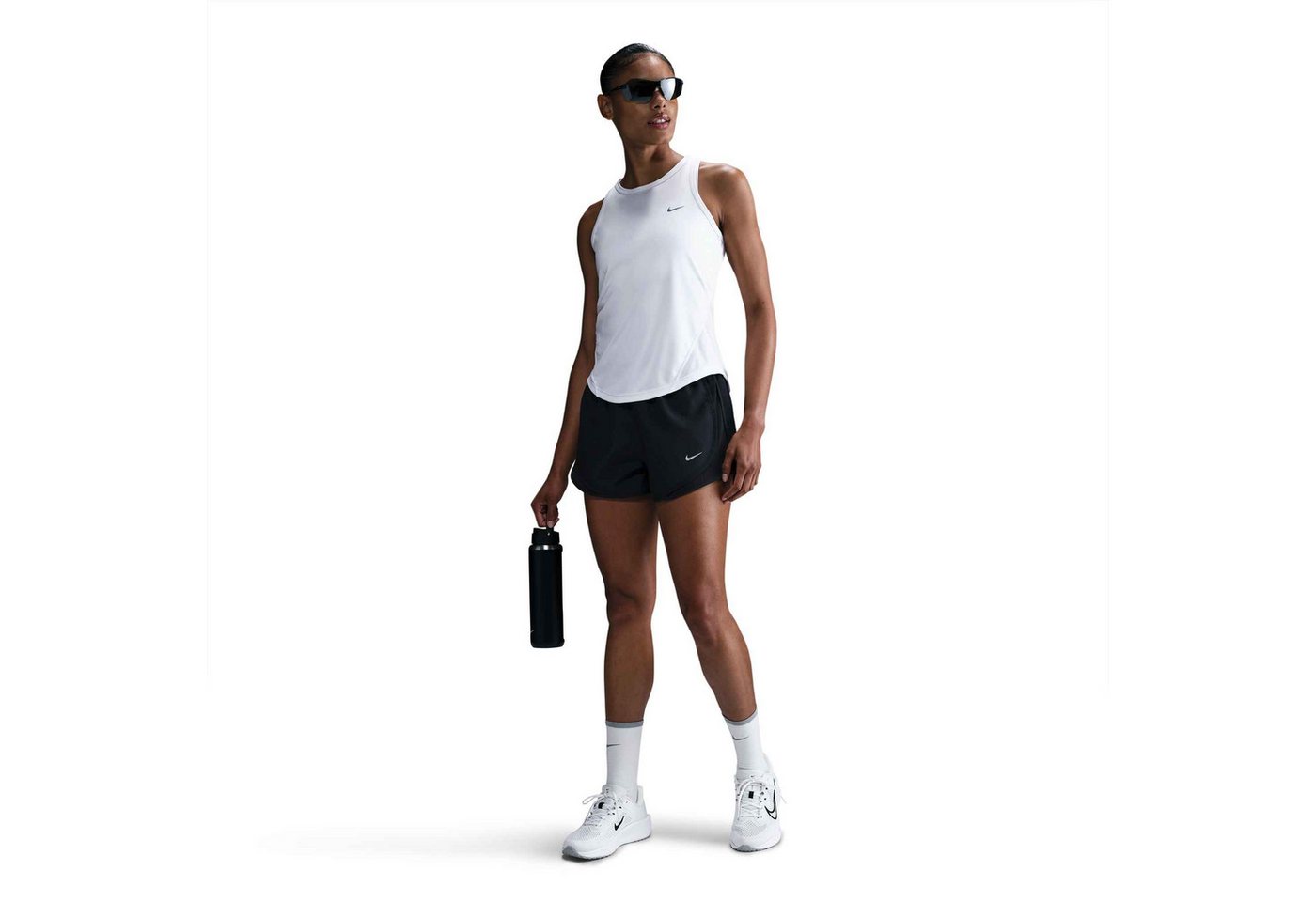 Nike Lauftop W NK TEMPO DF TANK abgerundeter Saum, schweißableitendes Dri-FIT-Material Bild 4