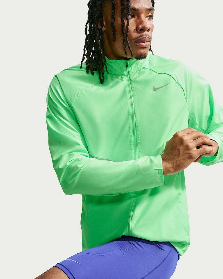 Nike Laufjacke M NK UV RPL MILER JKT mit Reißverschluss, atmungsaktiv, wasserabweisend, windabweisend Bild 5