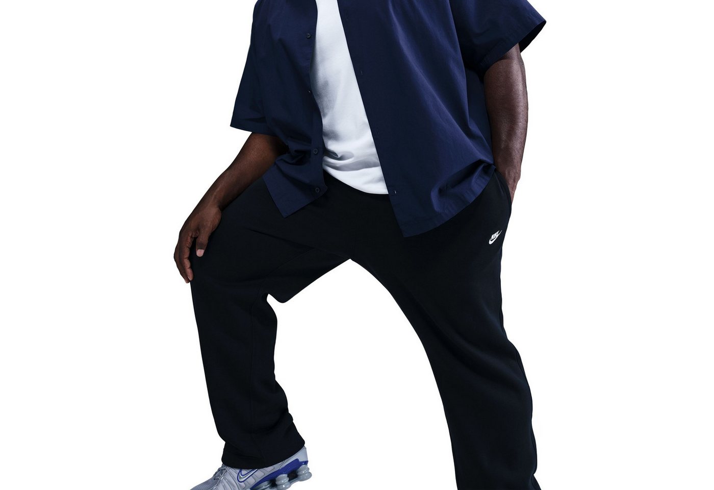 Nike Sportswear Sporthose M NK CLUB BB OH PANT mit Eingrifftaschen und Gesäßtasche, aus Baumwollmischung Bild 4