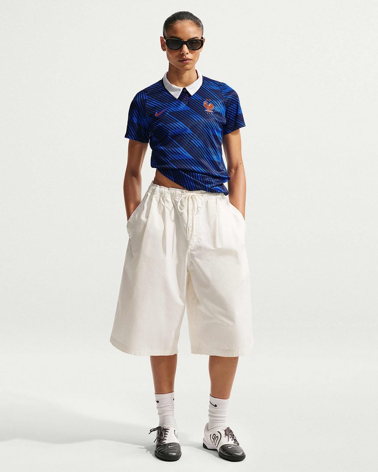 Nike Fußballtrikot Frankreich 2026 Heim Replika-Fußballtrikot (Damen) mit Dri-FIT-Technologie, atmungsaktiv, leichtes Material