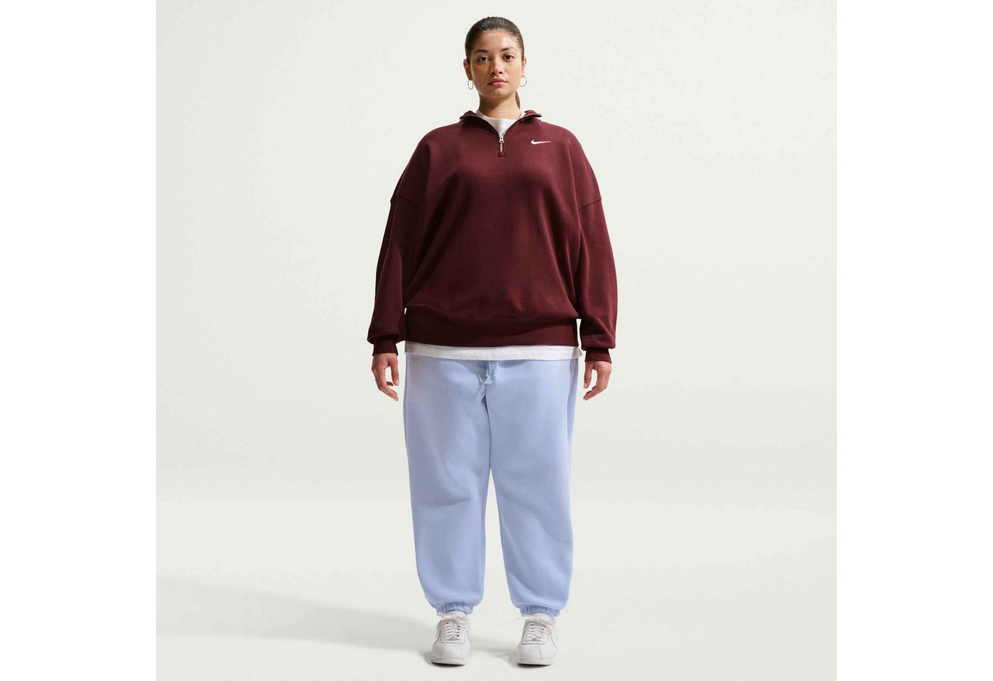 Nike Sportswear Sporthose W NSW PHNX FLC HR OS PANT 2 Oversize-Passform, mit Taschen, aus Baumwolle und Polyester Bild 4