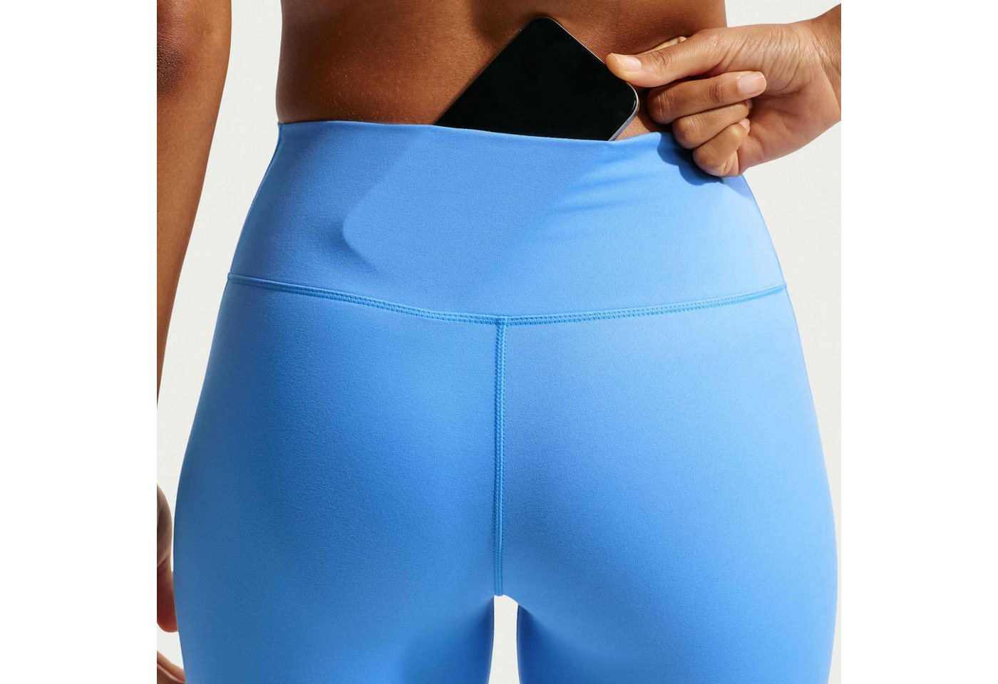 Nike Trainingstights W NK DF ONE HR TIGHT USEAM schnell trocknendes Material, atmungsaktiv, mit elastischem Bund