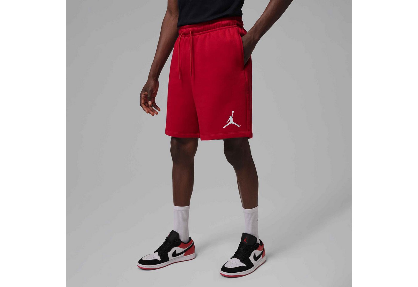 Jordan Trainingsshorts M J JUMPMAN FLC SHORT 2 schnell trocknendes Material, atmungsaktiv, mit elastischem Bund Bild 5