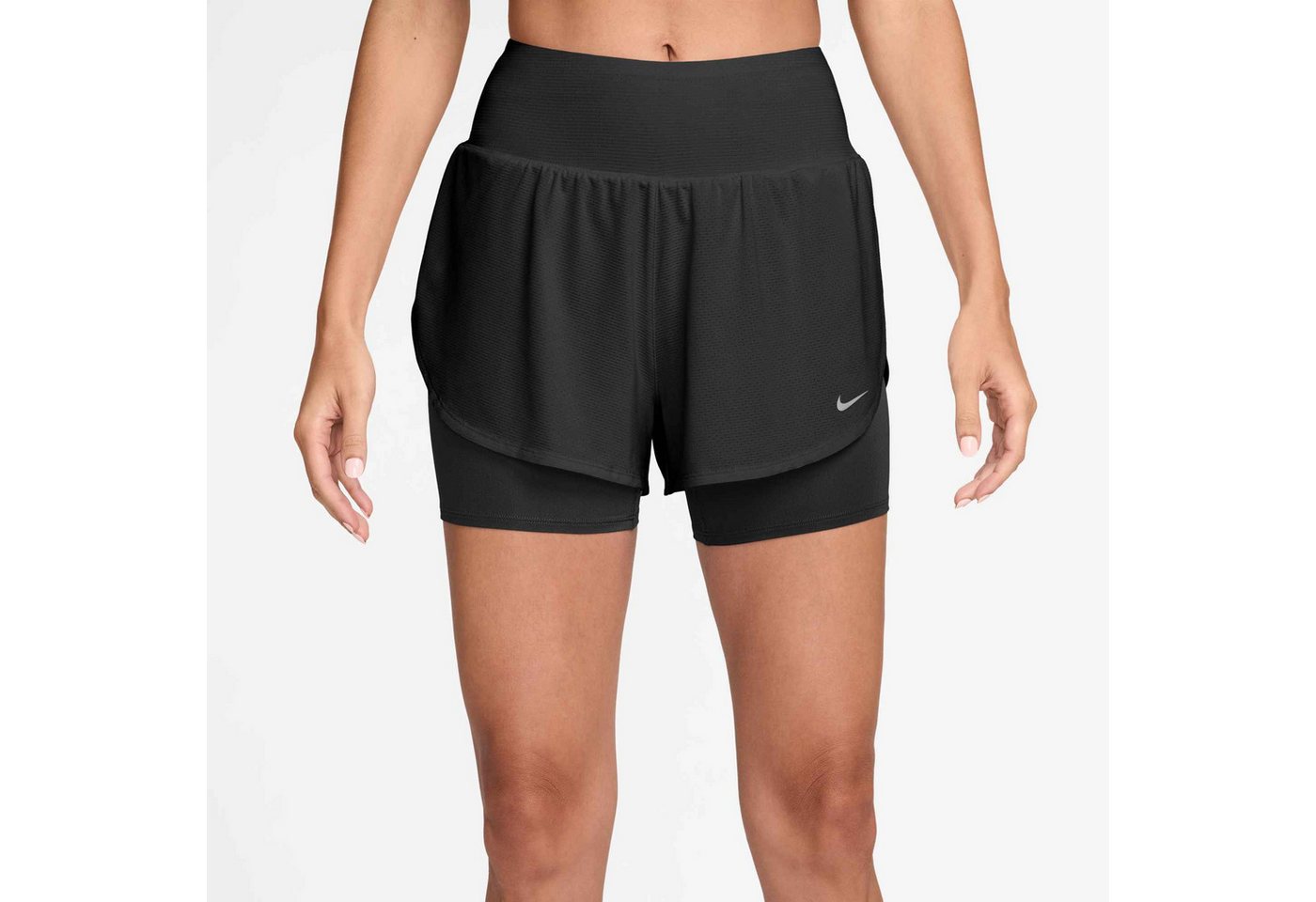 Nike Laufshorts W NK TEMPO FLW MSH DF 2N1 SHRT ohne Verschluss, aus Mesh, mit Dri-FIT Technologie Bild 3
