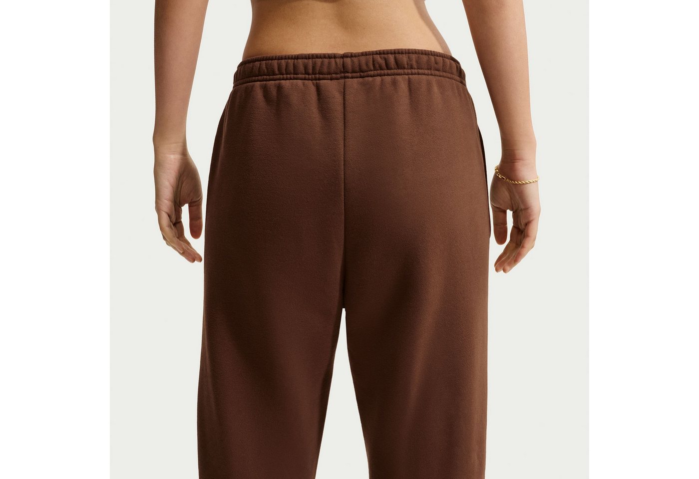 Nike Sportswear Sporthose W NK STDO FLC MW MR STD OH PNT weites Bein, aus Baumwolle und Polyester Bild 5