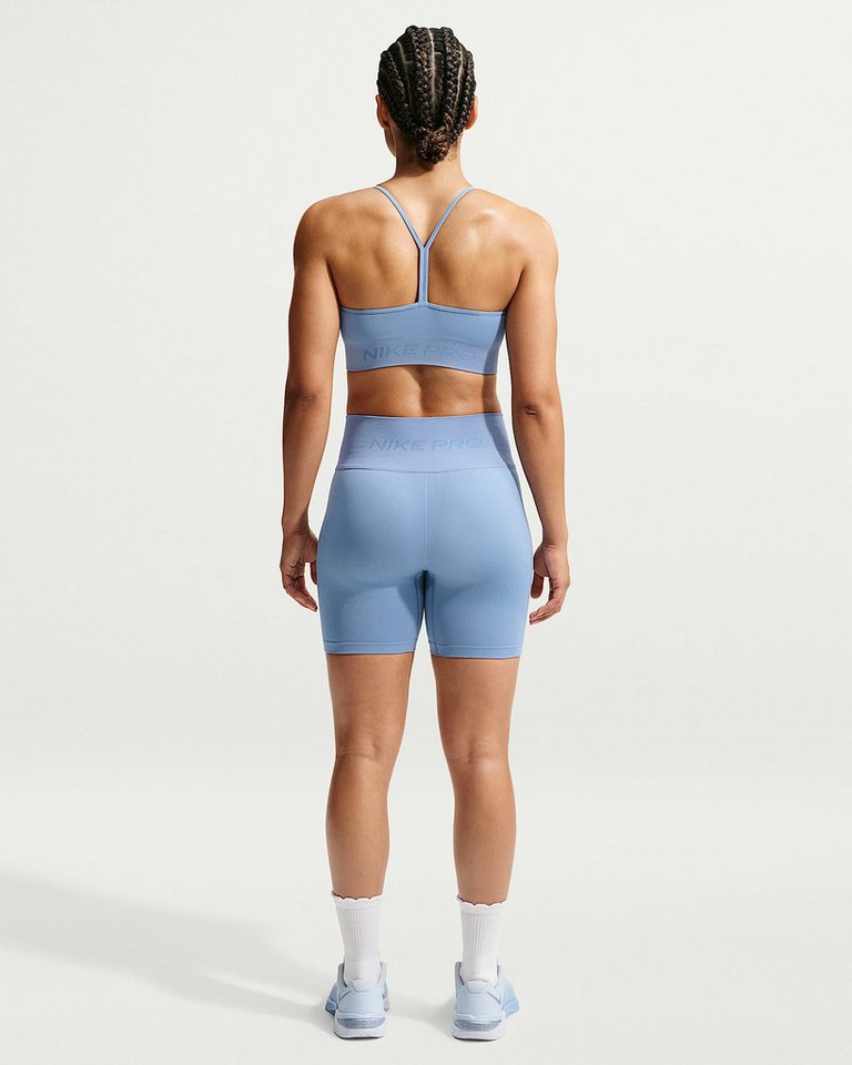 Nike Trainingstights Nike Pro Seamless Women's Dri-FIT High-Waisted 5" Biker Shorts nahtloses Design, hoher Bund Bild 3