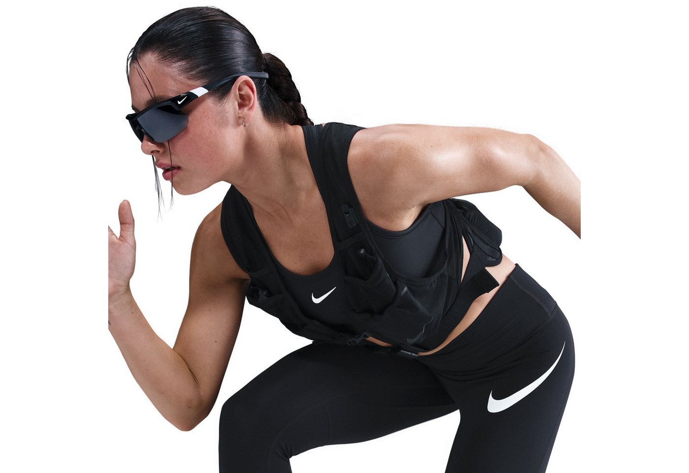 Nike Lauftights W NK DF TEMPO HR 7/8 TGT SWHBR für Lauftraining und Streetwear, 7/8-Länge, atmungsaktiv Bild 5