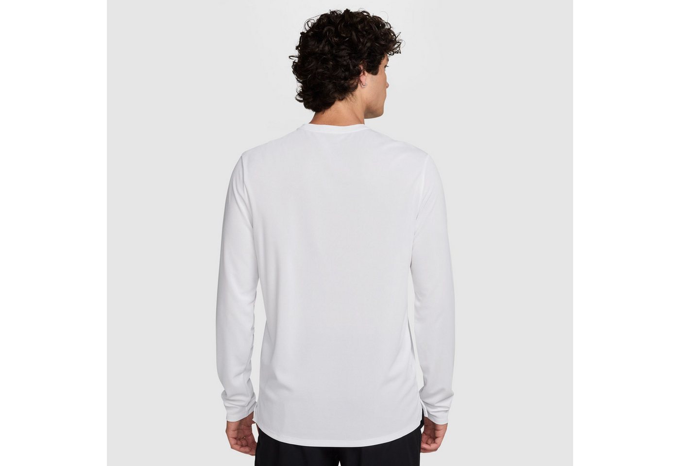 Nike Laufshirt M NK DF UV MILER LS TOP mit Rundhalsausschnitt, Kurzarm, schnell trocknend, atmungsaktiv Bild 4