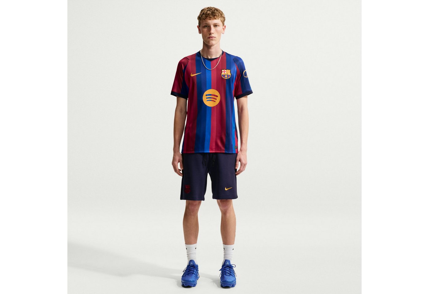 Nike Fußballtrikot FCB M NK DF JSY SS STAD HM für Erwachsene, FC Barcelona, Kurzarm, atmungsaktiv
