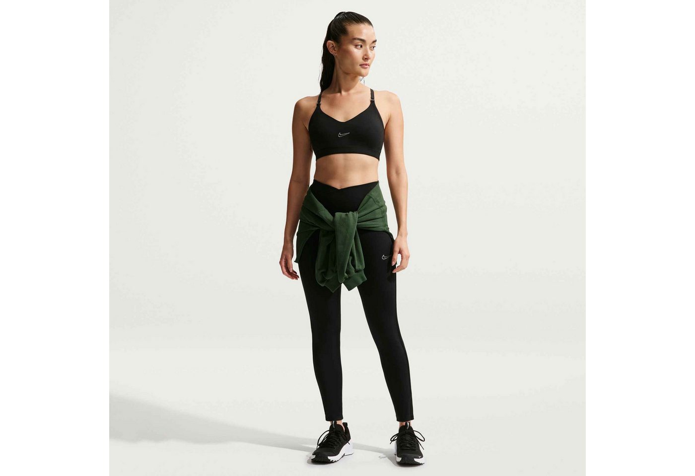 Nike Trainingstights W NK DF ONE HR TIGHT USM GLS mit hohem Bund, schnell trocknendes Material Bild 2