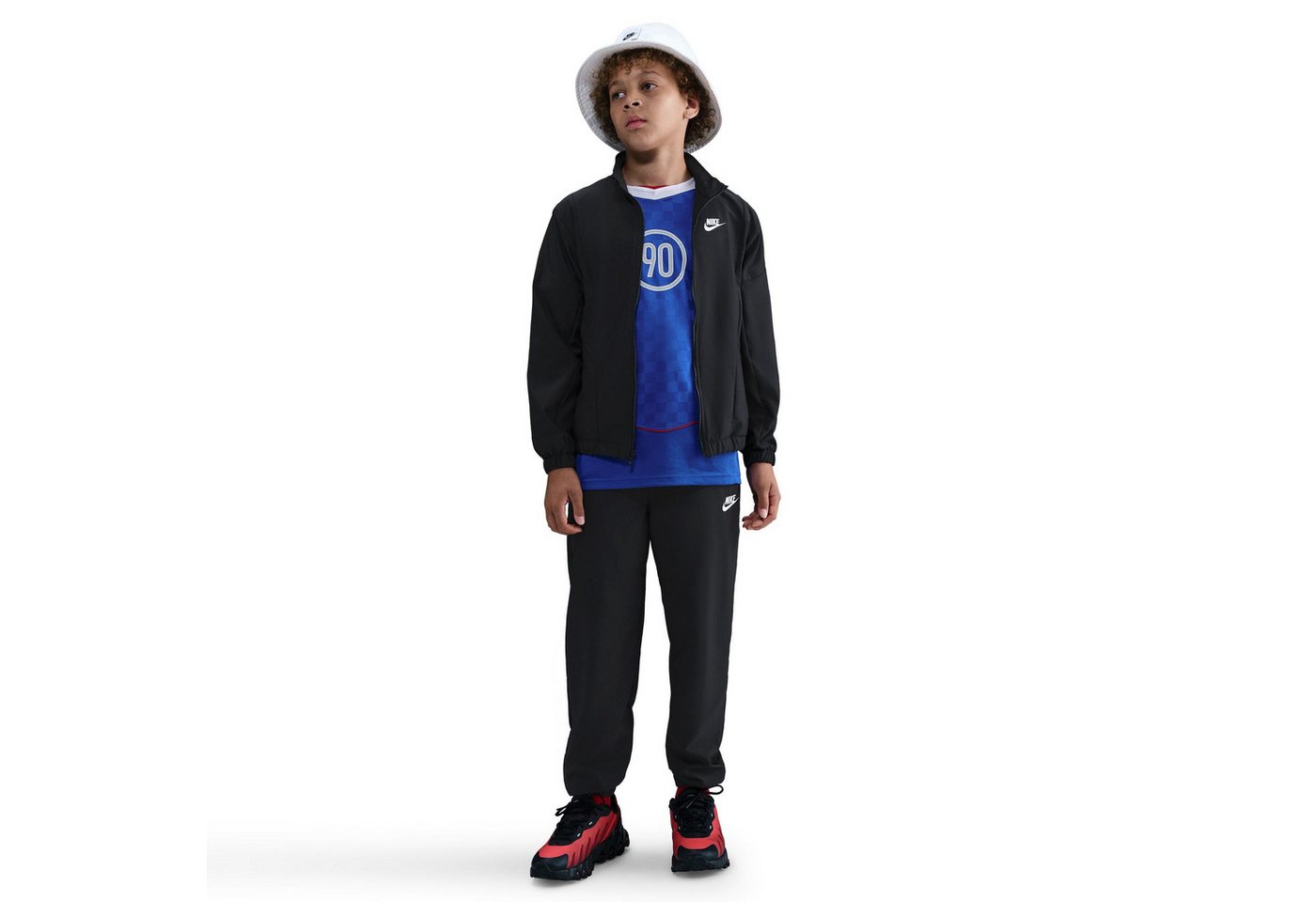 Nike Sportswear Trainingsanzug K NSW TRACKSUIT WVN FZ, Für Kinder und Jugendliche Bild 2